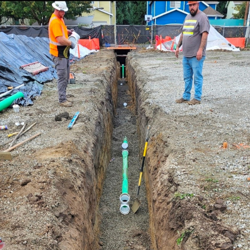 Yarrow Townhomes Sewer Work 3 Yarrow Townhomes Sewer Work