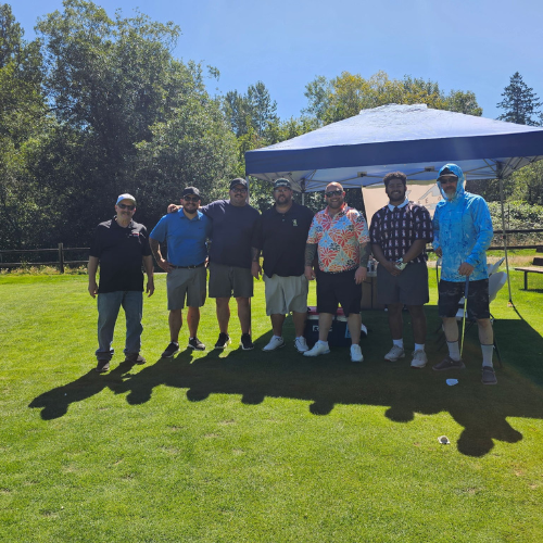 Double 4 Construction staff at the Annual Laura Cabe Golf Tournament August 2025